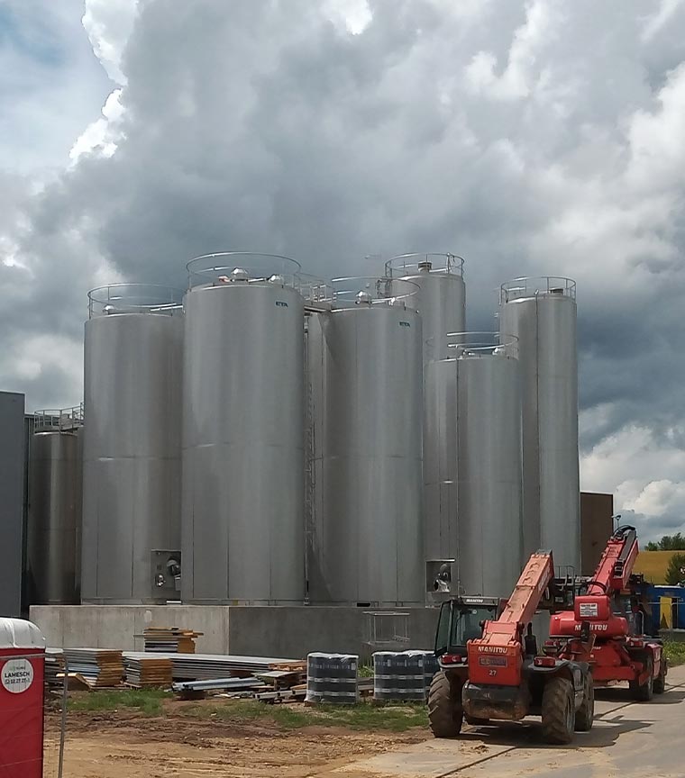 Luxlait Silos